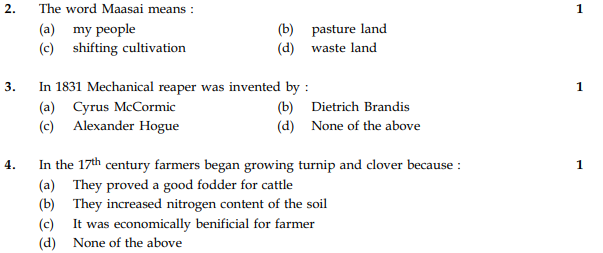 CBSE Class 9 Social Science Sample Paper Set 33